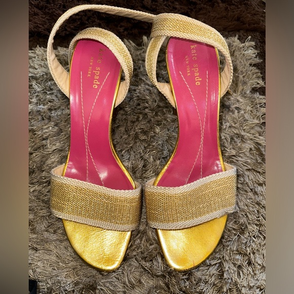 Kate Spade Strap Sandals Heels size 9 - Picture 1 of 4